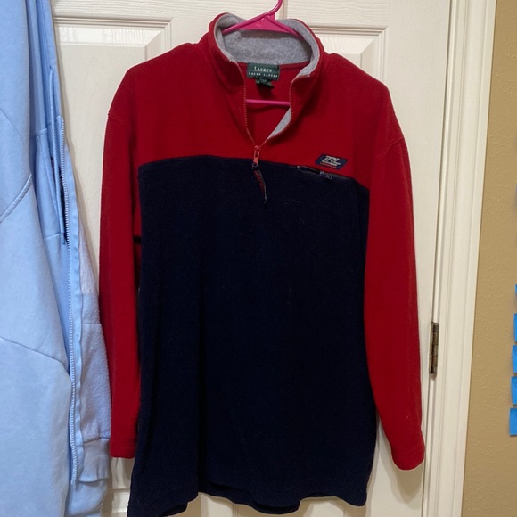 Lauren Ralph Lauren Tops - Vintage Ralph lauren quarter zip sweatshirt size large